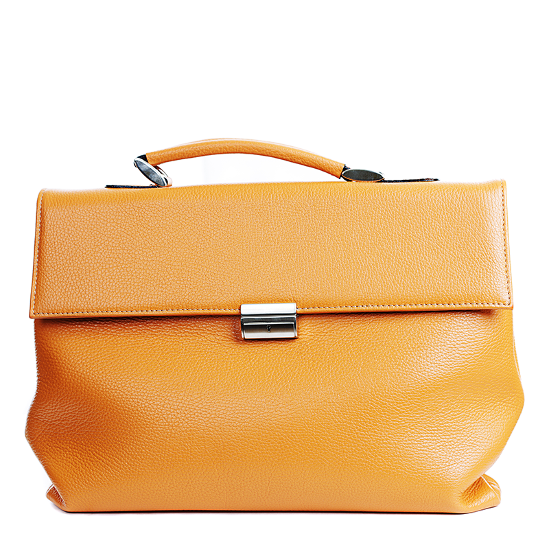 Small Calfskin Leather Satchel
