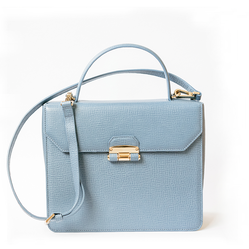 Small Baby Blue Shoulder Bag