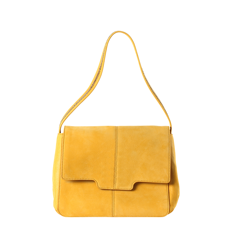 Suede Roomy Shoulder Bag