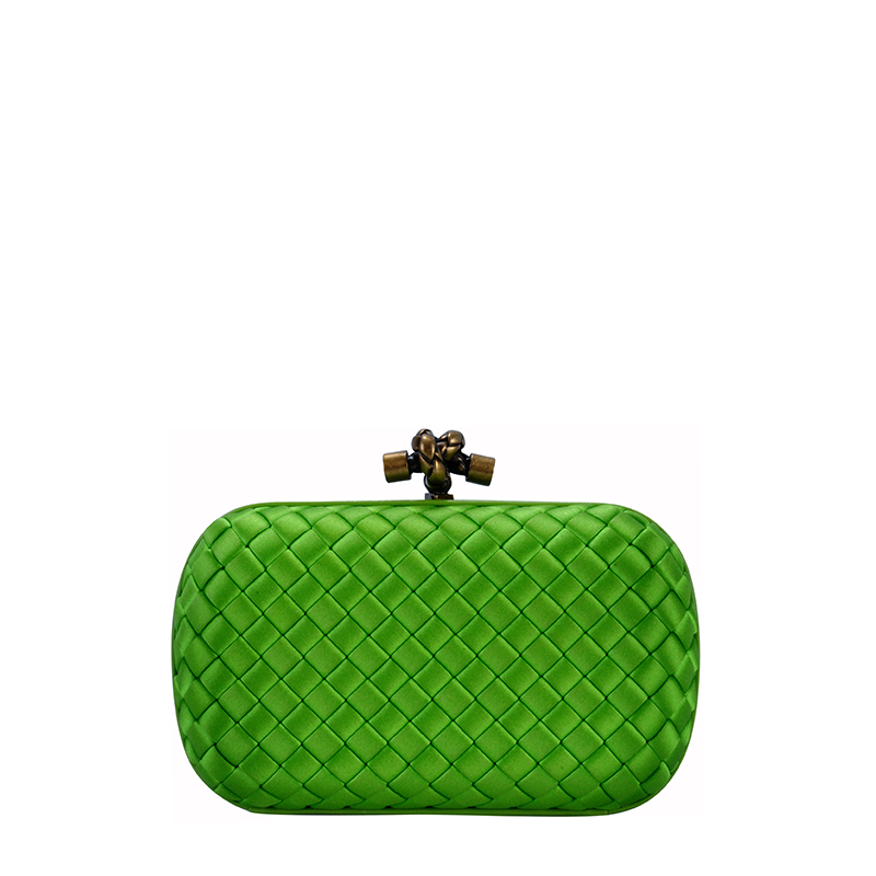 Weaved Leather Clutch