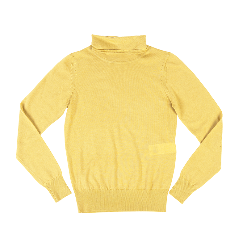 Yellow Lightweight Turtleneck