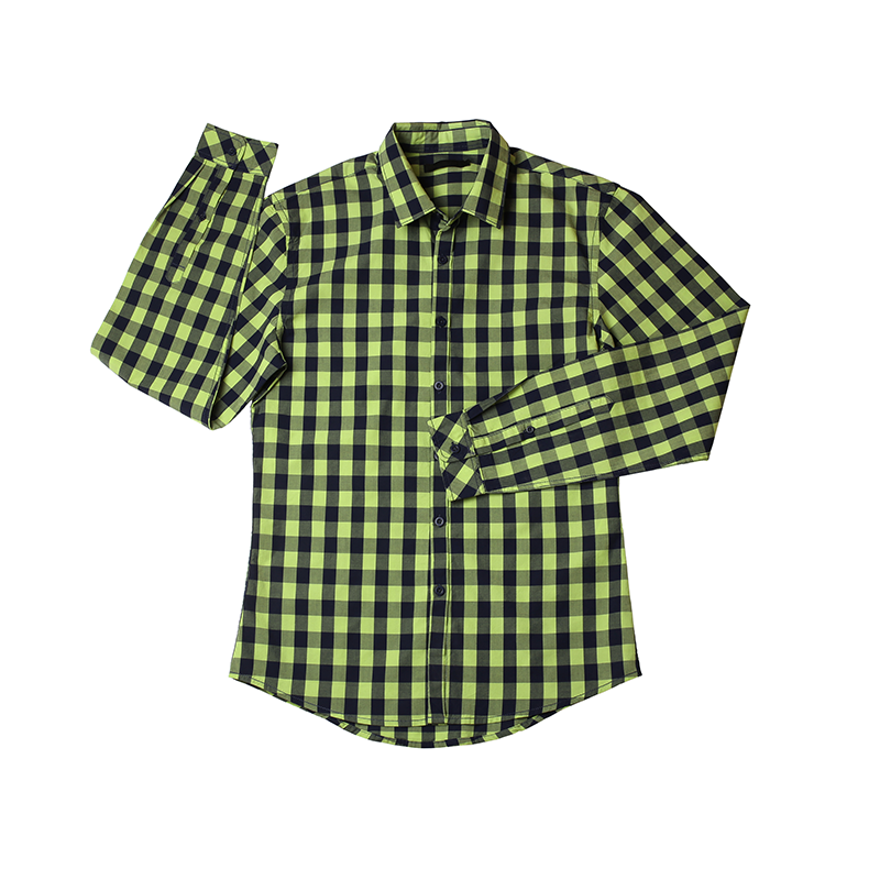 Regular Fit Button Up Checkered Shirt