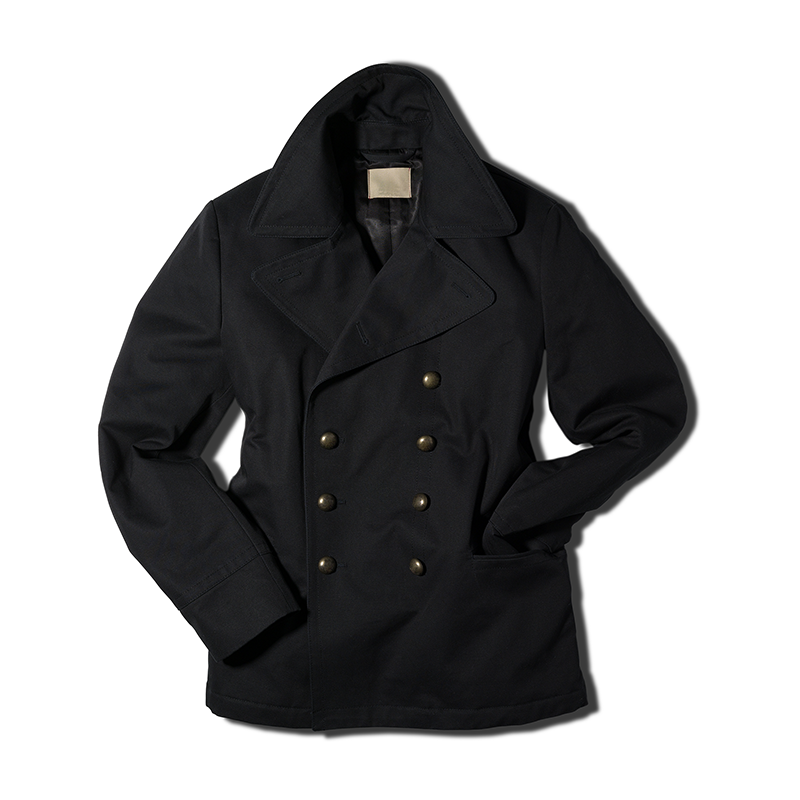 Men's Double Breasted Wool Blend Coat